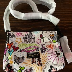 Dooney & Bourke Disney Sketch Nylon Crossbody Bag NEW